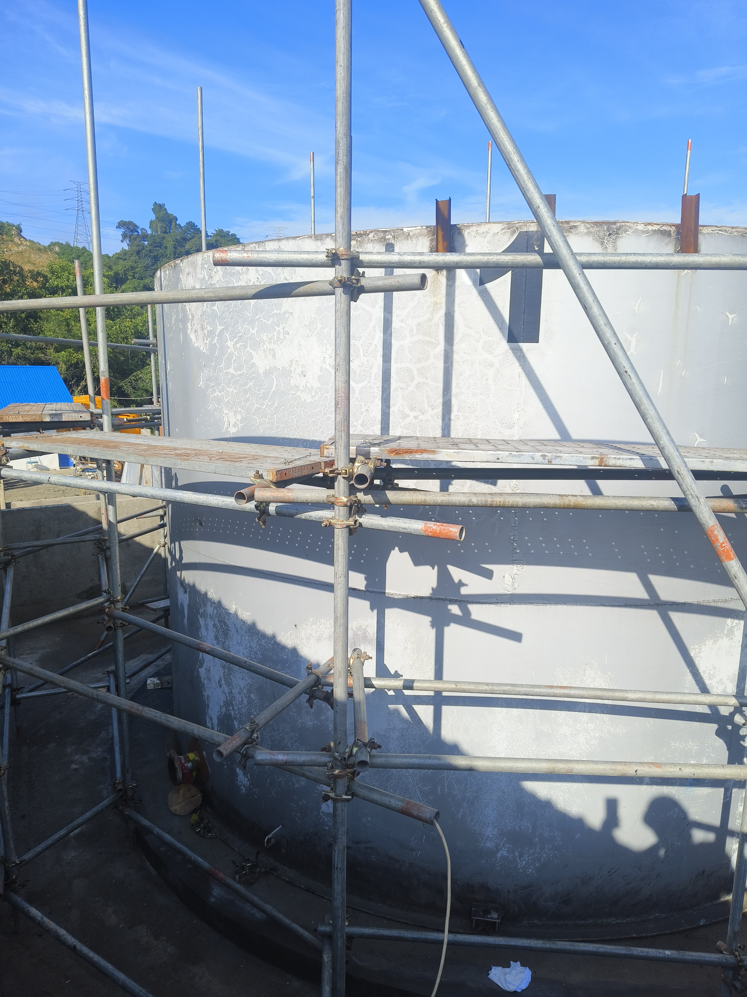 Persiapan Pemasangan Tengki  250KL Sebanyak 2 Sheell